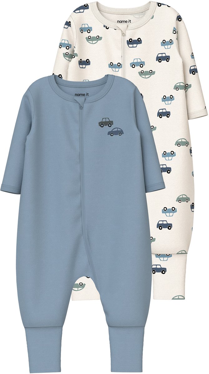 NAME IT - NBMNIGHTSUIT 2P ZIP FF CAR NOOS - Baby - Pyjamas
