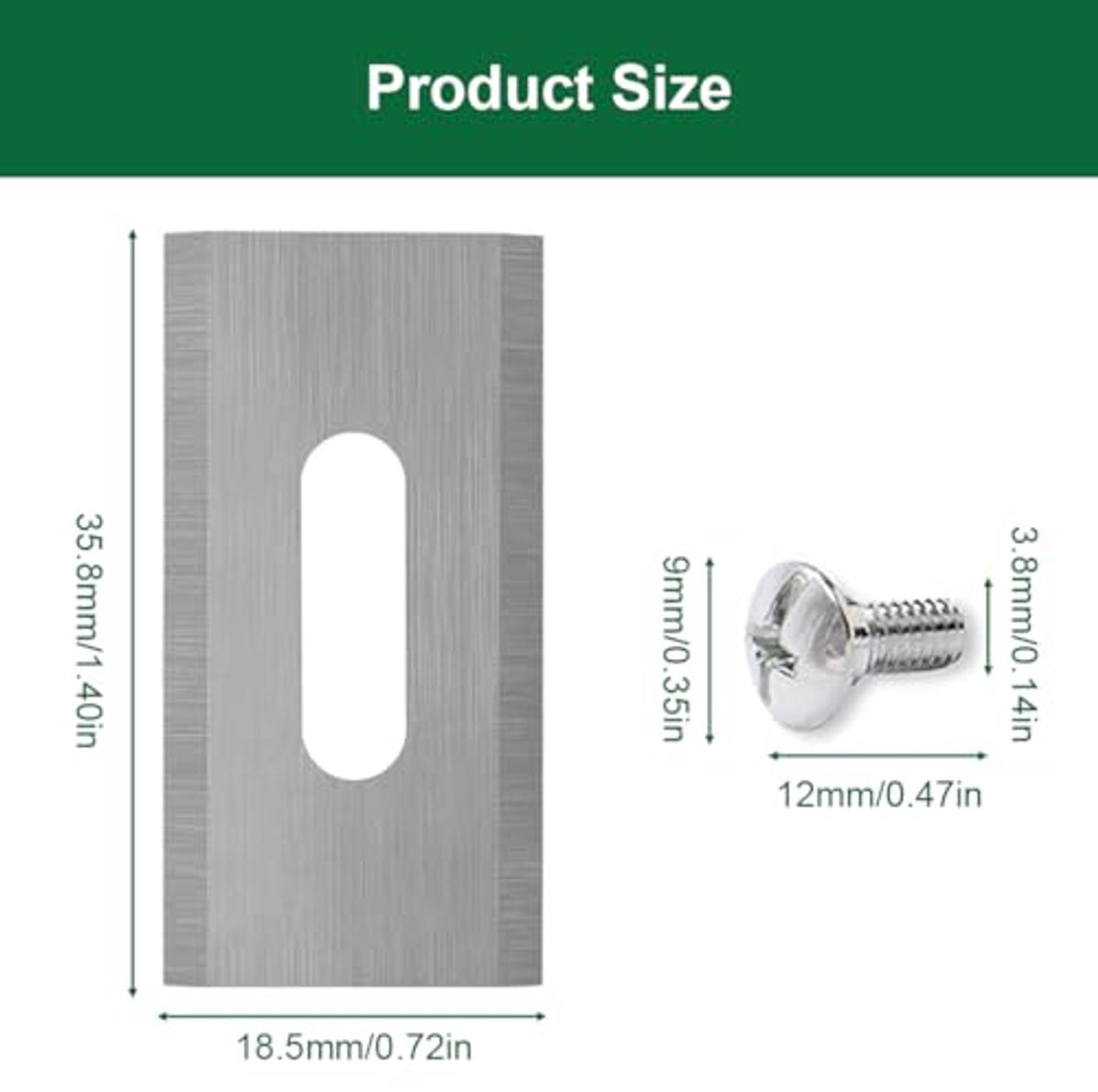 Afbeelding 3 van 30 Stuks Messen voor Grasmaaiers - Hoogwaardige Roestvrijstalen Vervangingen