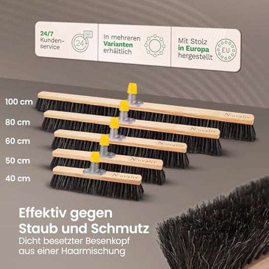 Broom with Telescopic Handle - Versatile Room and Garden Cleaning Broom van KADAX — afbeelding 2