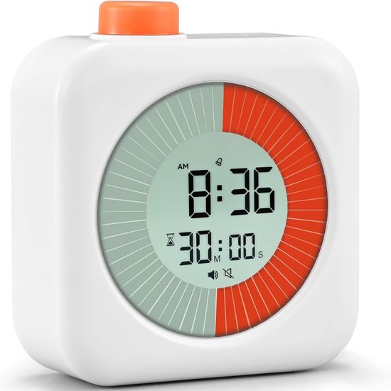 Minuterie De Cuisine Digitale Avec Support Magnétique – Compte à Rebours Et Chronomètre – Alarme Forte – Fonctionne Sur