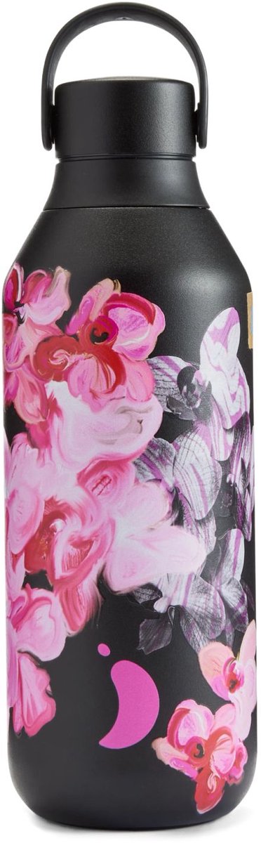 Chillys Series 2 - Drinkfles - Thermosfles - 500ml - Botanical Glass Pansy
