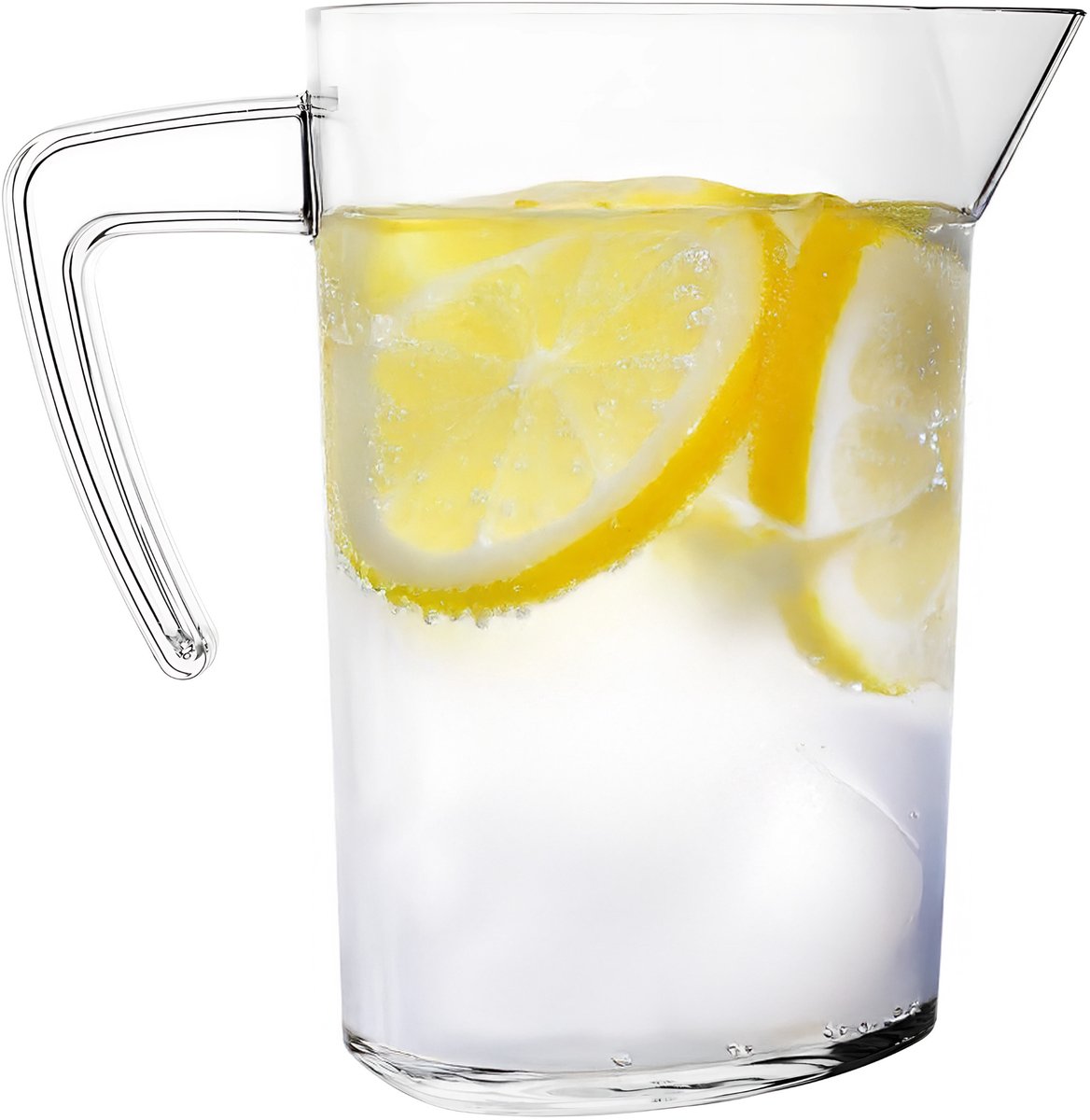MPDrink waterkan Nice - transparant - PC kunststof - 1L - limonadekan - schenkkan