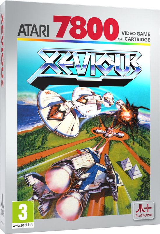 ATARI x NAMCO Cartridge - XEVIOUS - Atari 2600+, Atari 7800+, Atari 7800