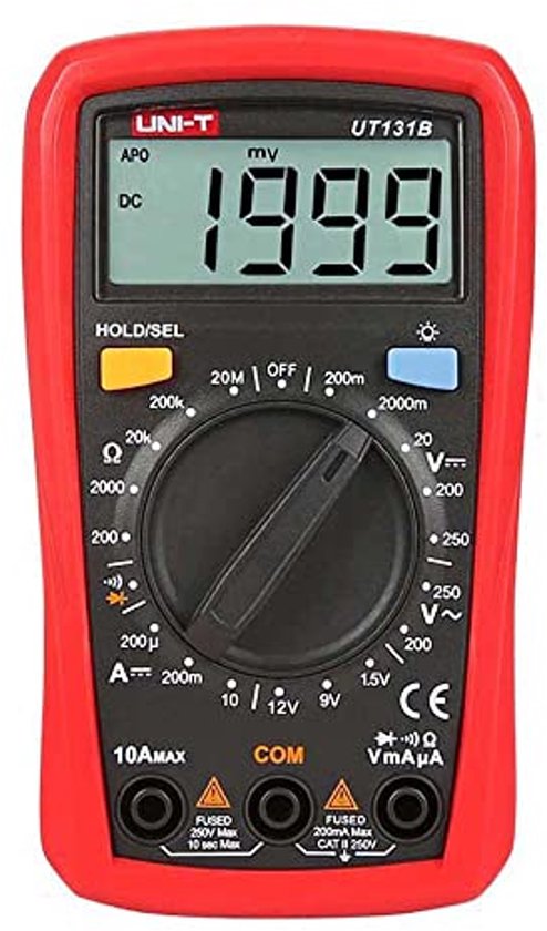 UNI-T UT139C True RMS Digitale multimeter - digitale multimeter elektrische handheld tester met CE en Duitse gebruiksaanwijzing