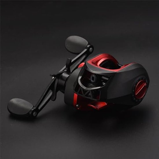 Metal Baitcasting Reel, Long Cast Spool 7.2:1 Gear Ratio Baitcaster Fishing Reel for Saltwater Freshwater Fishermen — afbeelding 3