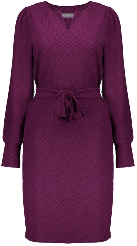 Robe Geisha élégante avec ceinture et col en V 57900 21 Violet Taille femme - XXL