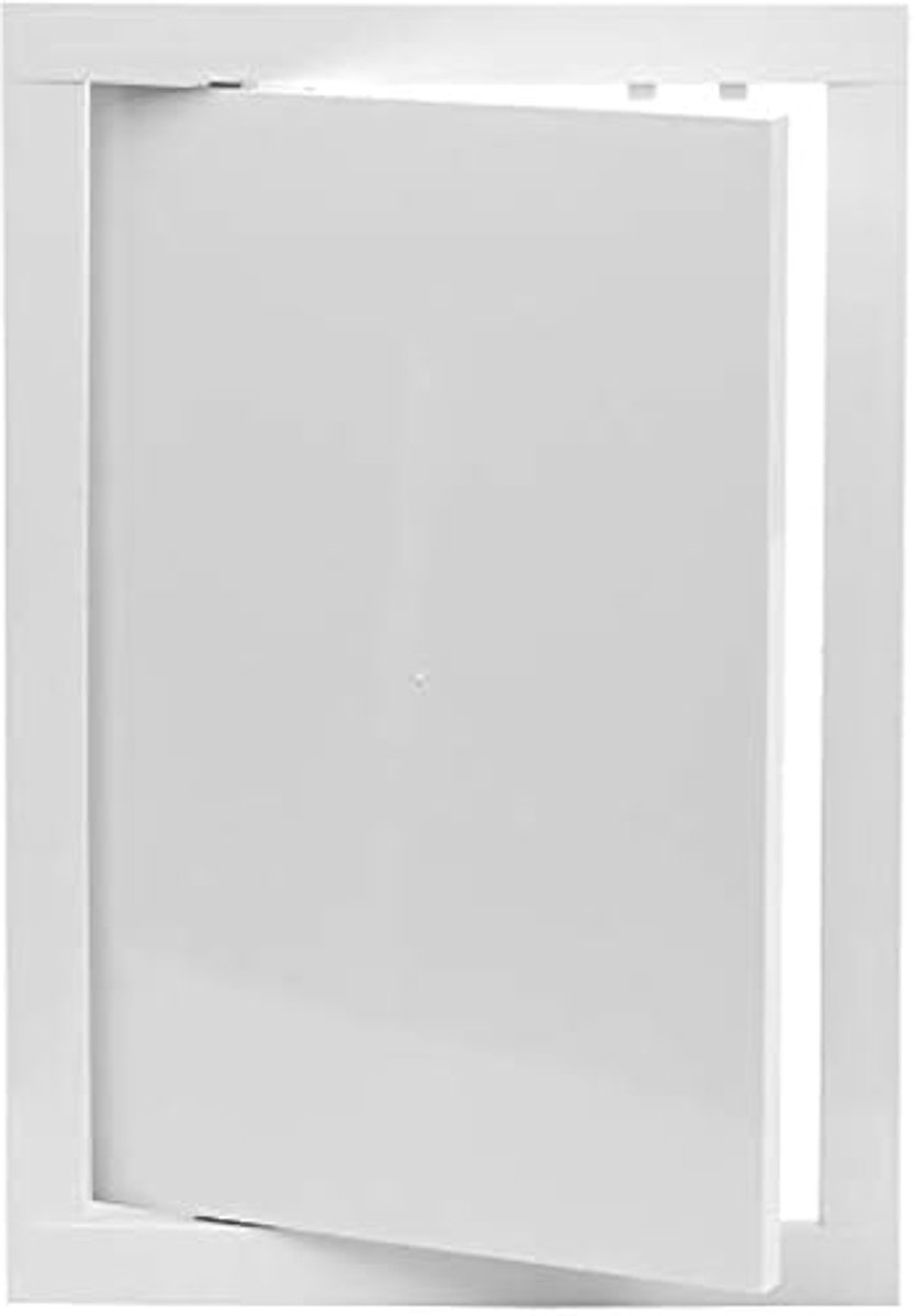 Wit Toegangspaneel voor Deuropening - 8" x 12" Klep Afdekplaat voor Sanitair en Elektriciteit