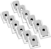 JustValue Stofzuigerzakken Geschikt Voor iRobot Roomba - 12 Stuks - Automatische Vuilafvoer - Geschikt voor i3+ i4+ i6+ i7+ i8+ j7+ s9+ - Microvezel - Perfecte Pasvorm - Stofdicht