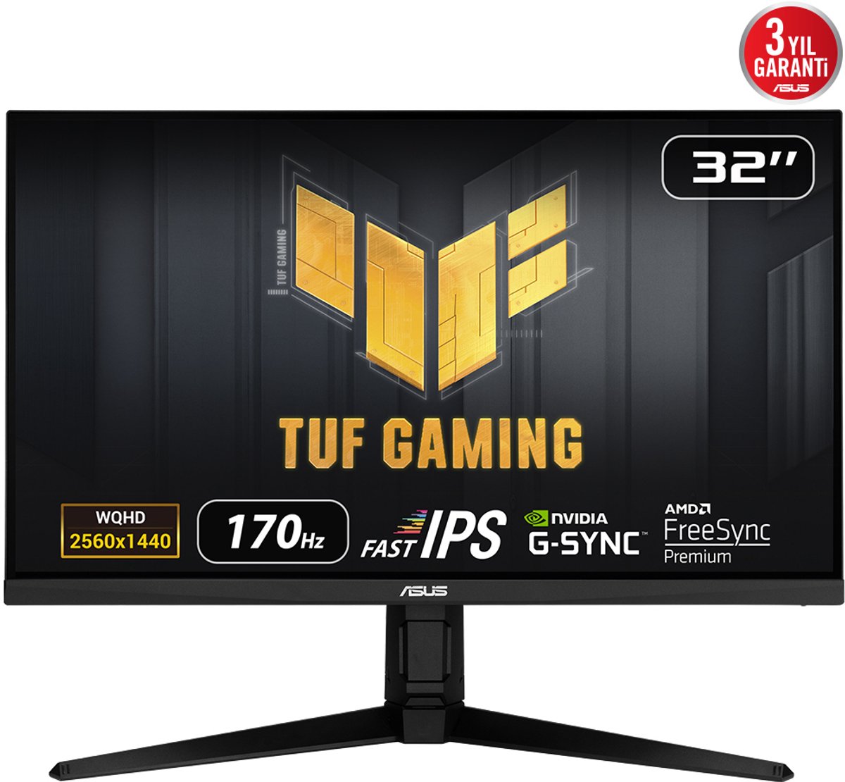 ASUS TUF Gaming VG32AQL1A 80 cm (31.5") 2560 x 1440 Pixels Wide Quad HD LED Zwart monitor