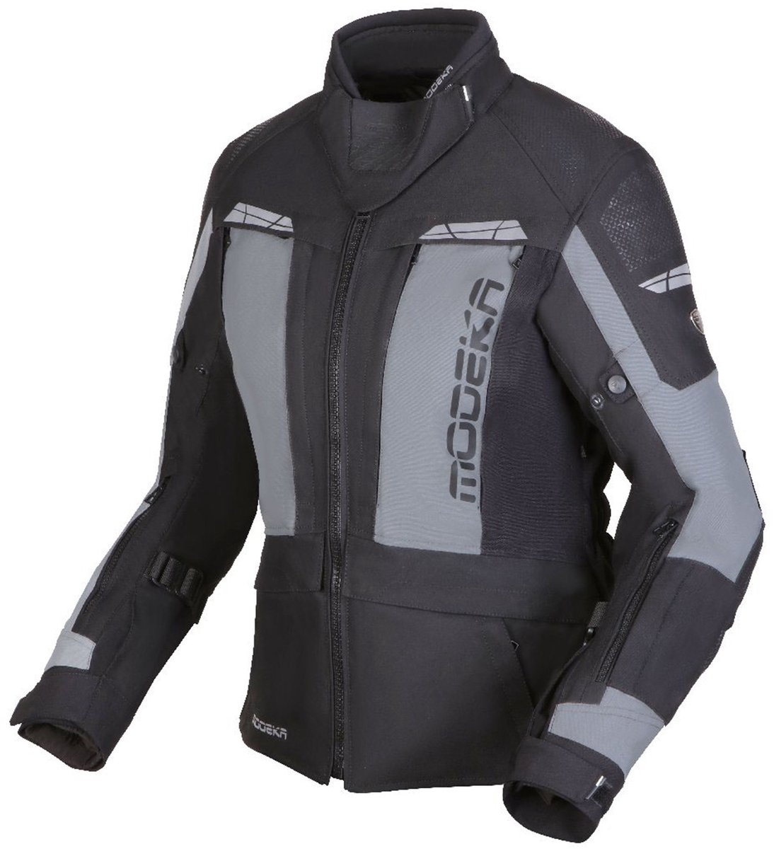 Modeka Hydron Lady Jas Zwart Grijs - Jas