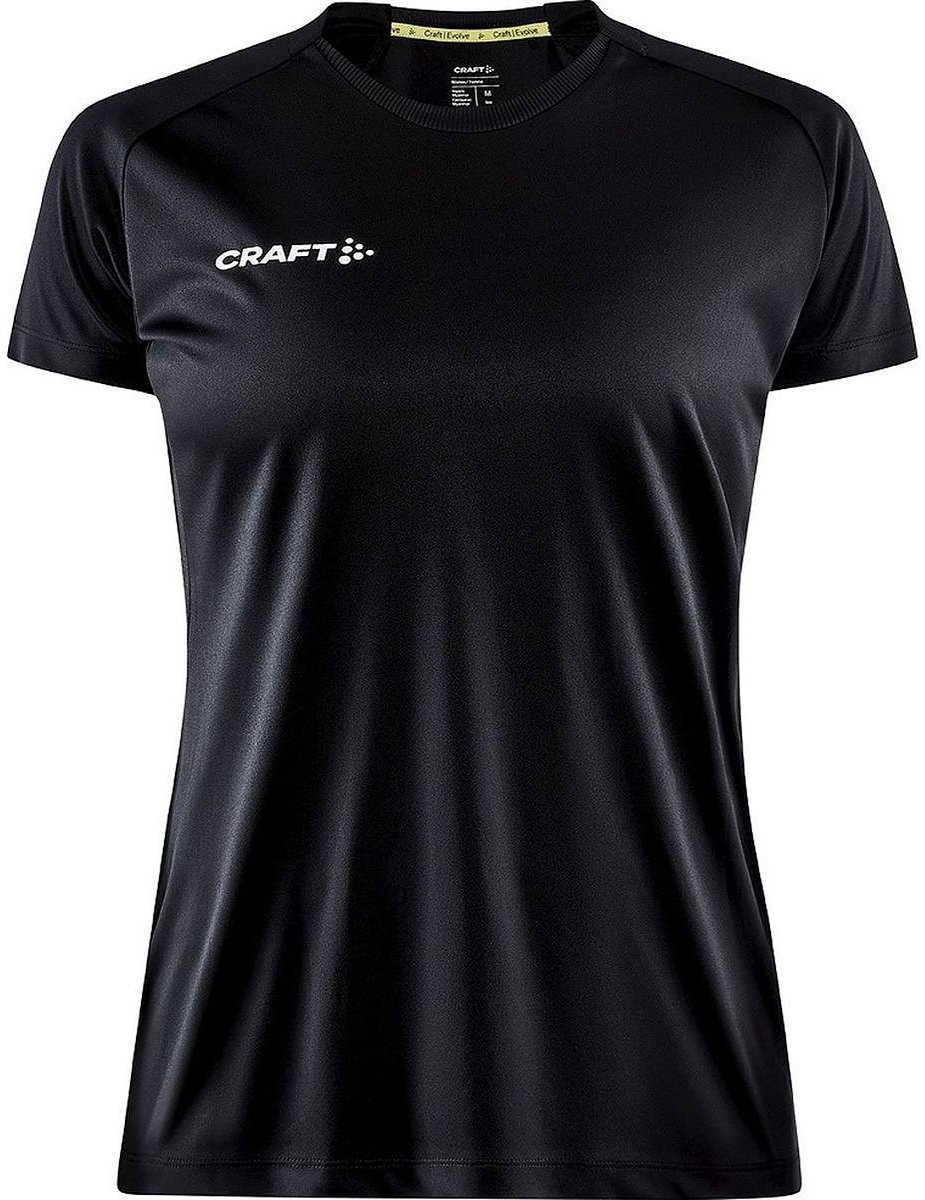 Craft Evolve T-Shirt Dames - Zwart | Maat: XL