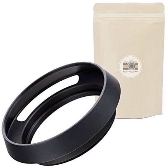 Sleufklep 46 mm zonneklep zonneklep metaal universeel zwart 46 mm