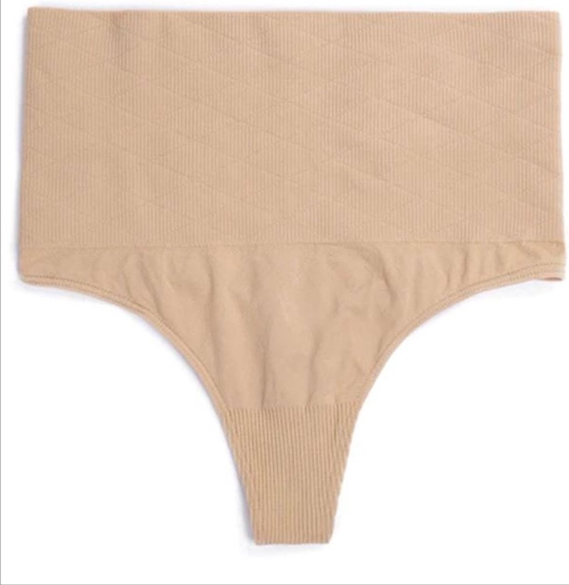 Scoby Shapewear - Body Shaper - Hoge Taille - Thong Panty - Shaping Underwear-40 - Beige