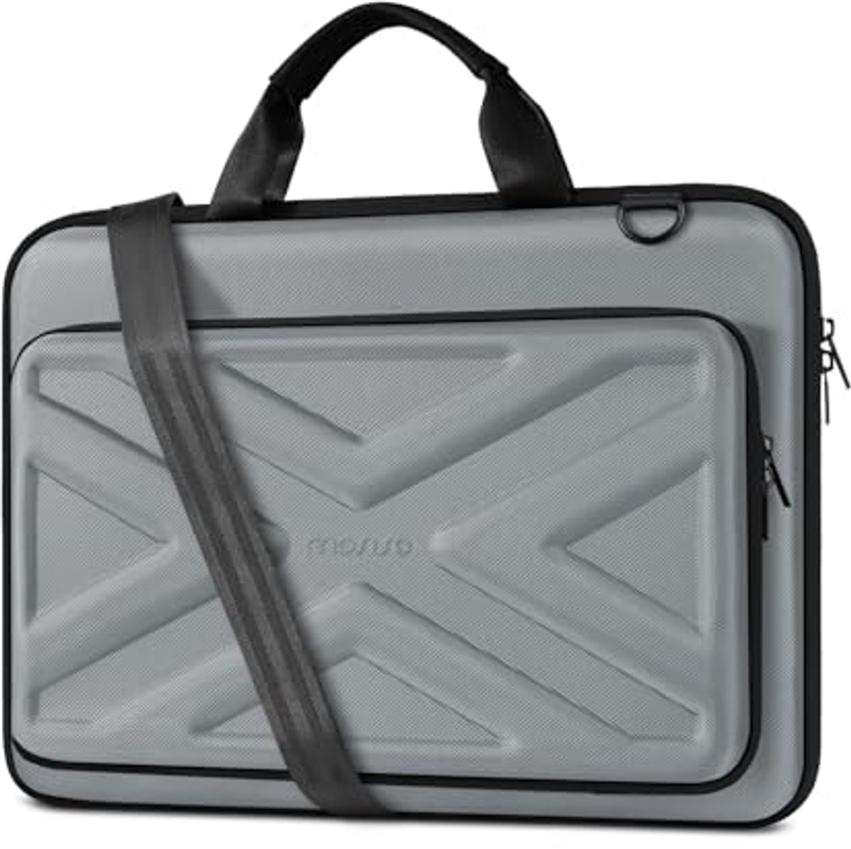 Hardshell Laptop Tas met Schouderriem en Voorvak voor Mannen en Vrouwen