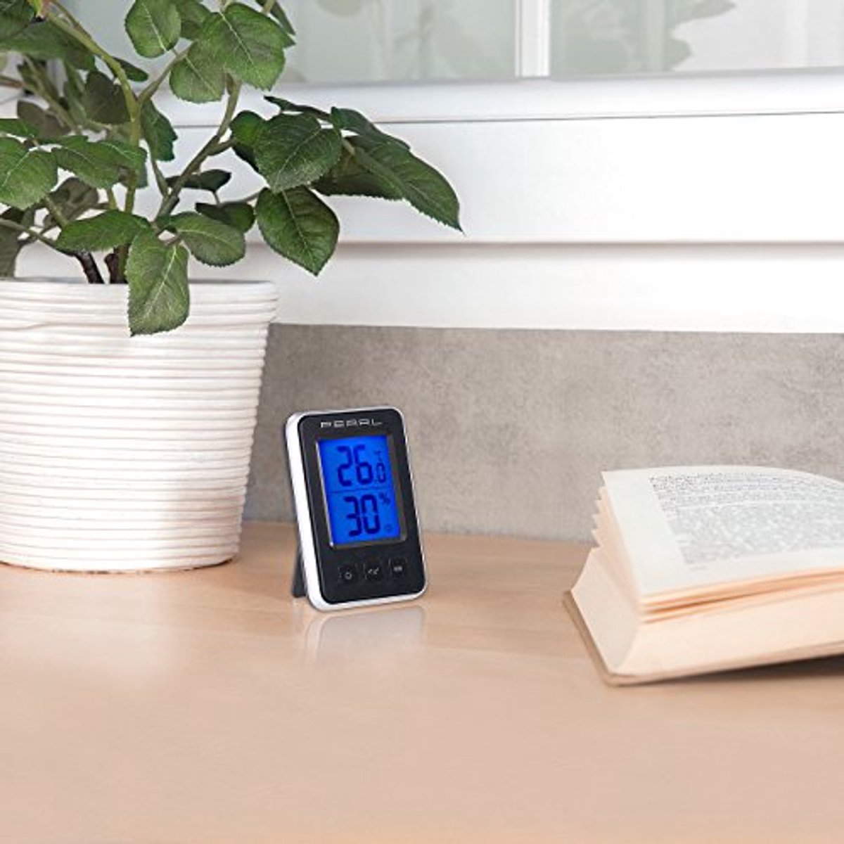 Digitale Thermometer met Hygrometer en Comfortweergave voor Binnengebruik