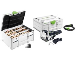 Festool DF 500 RQ-Plus domino-frees DOMINO 420 W 4 - 10 mm + assortiment domino's + Systainer