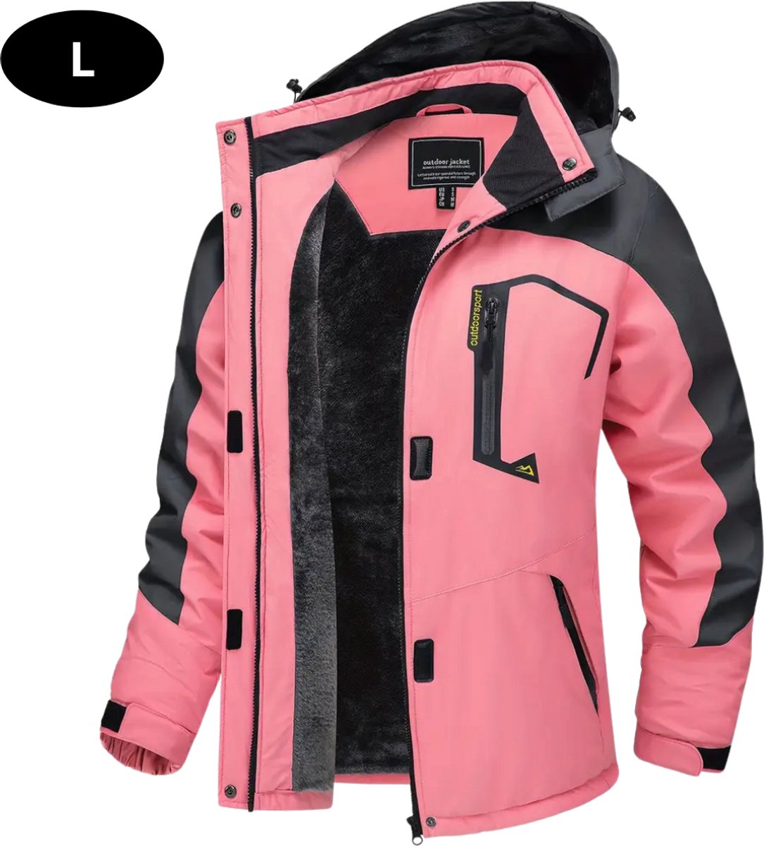 Bovista Skipak SkiBroek Skijas Ski Suit Wintersport Dames 2-Delig Licht Roze