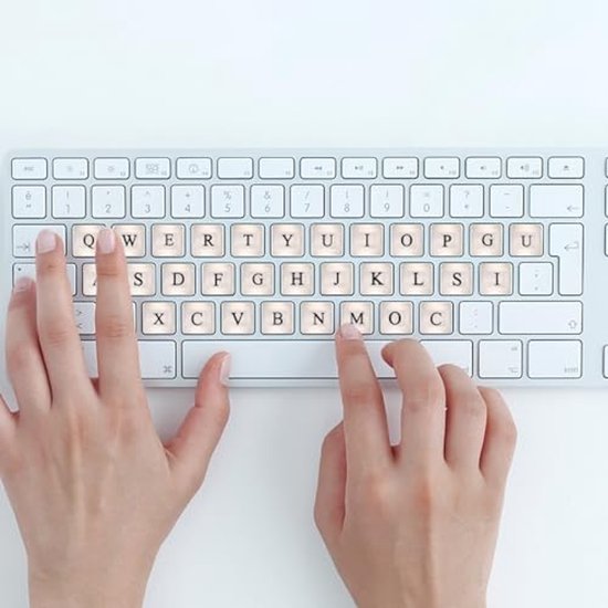 Toetsenbord letters - Roze/Paars kopen