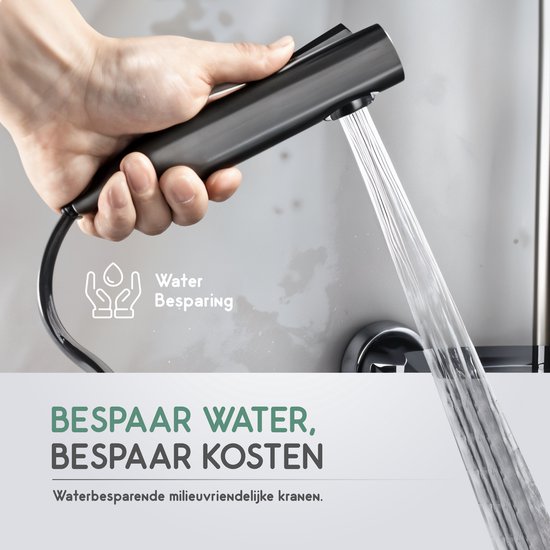 Recalma Regendouche – Douchesysteem set – Handdouche - Regendouchekop – Douchekop met slang – Incl. Thermostaatkraan – Douche Rechthoek - Metallic