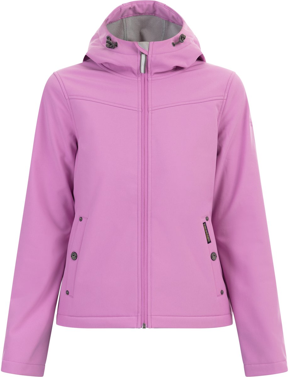 Schmuddelwedda softshell jas Roze