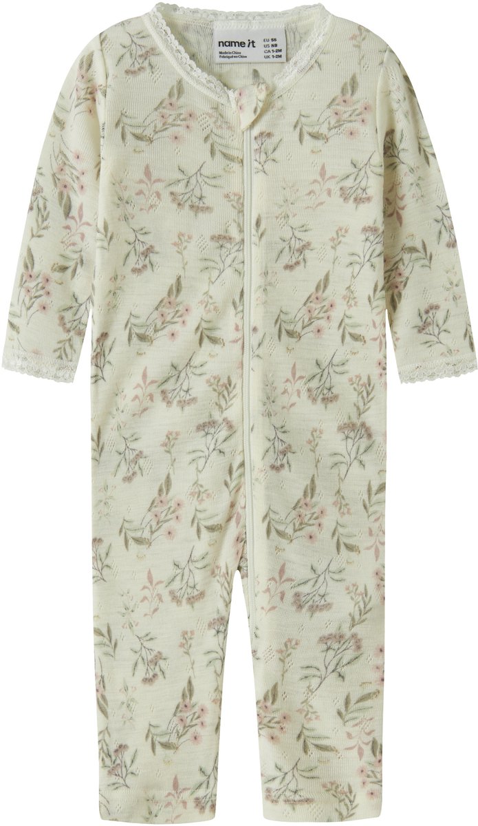 NAME IT - NBFWANG WOOL NEEDLE NIGHTSUIT NOOS - Baby - Pyjamas