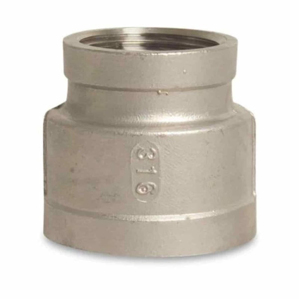 RVS Reductiemof 1/2" x 3/8", V4A Draadfitting
