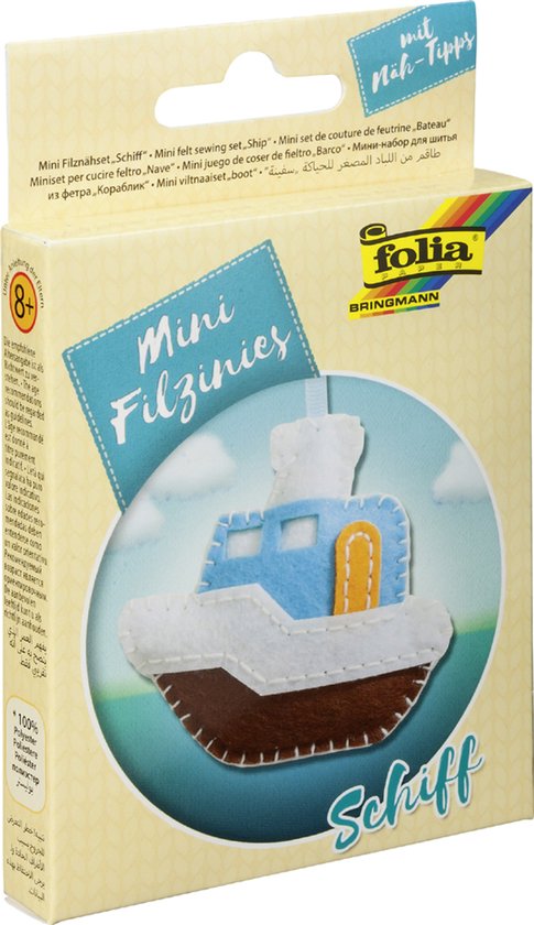 Foonary 14-delig kinder naaiset, DIY set voor kinderen, dieren