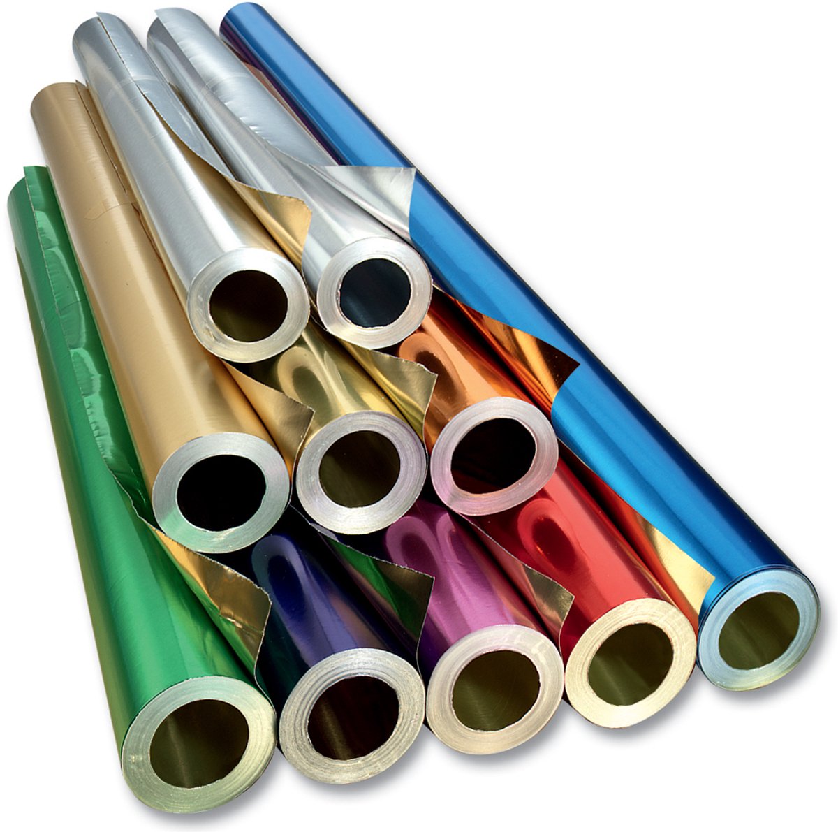 aluminiumfolie Folia 50cmx10m dubbelzijdig groen/goud