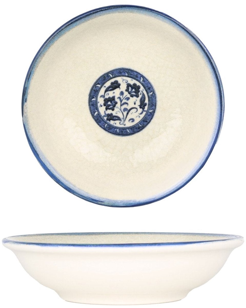 Bonna Serveerschaal - Esnaf - Porselein - 20 cm (500cc) - set van 2