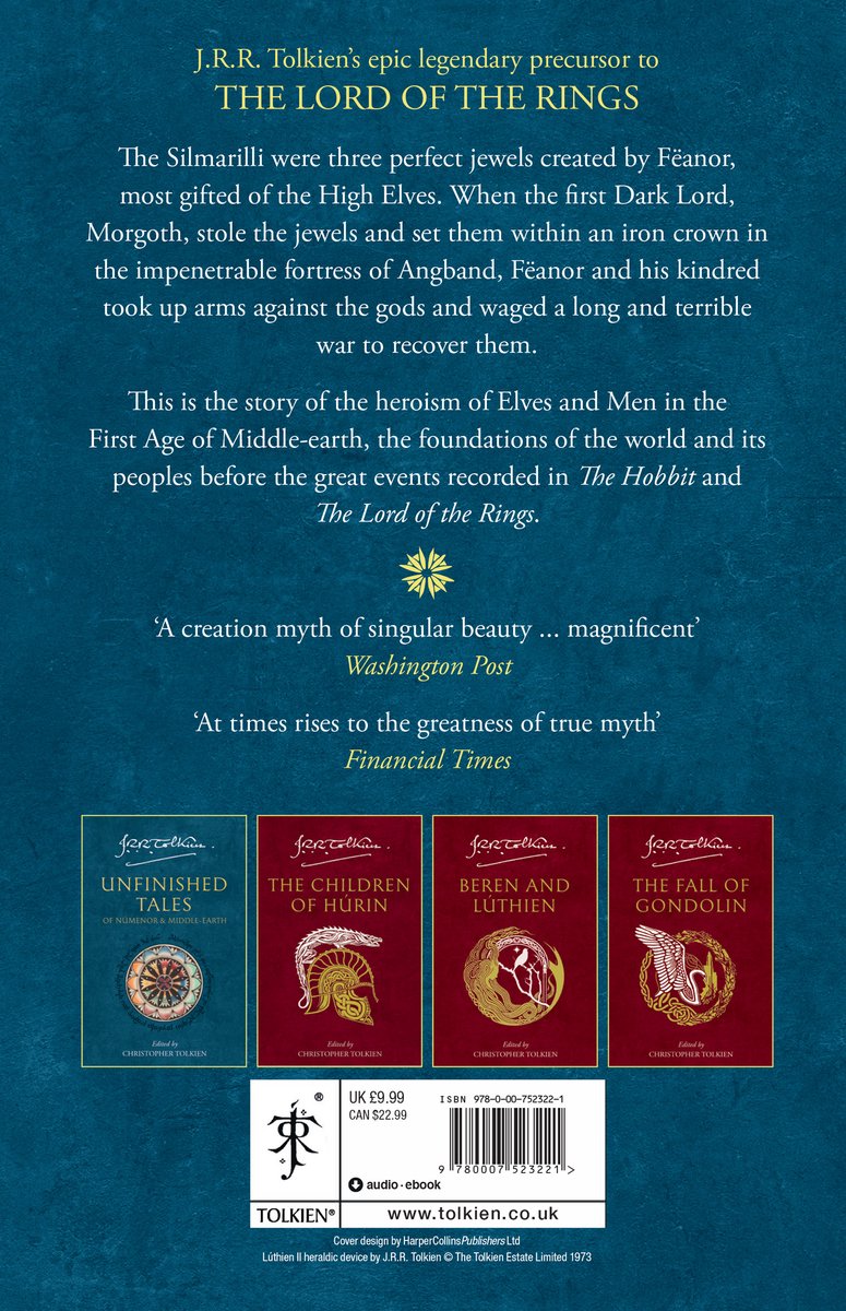 Silmarillion - back cover