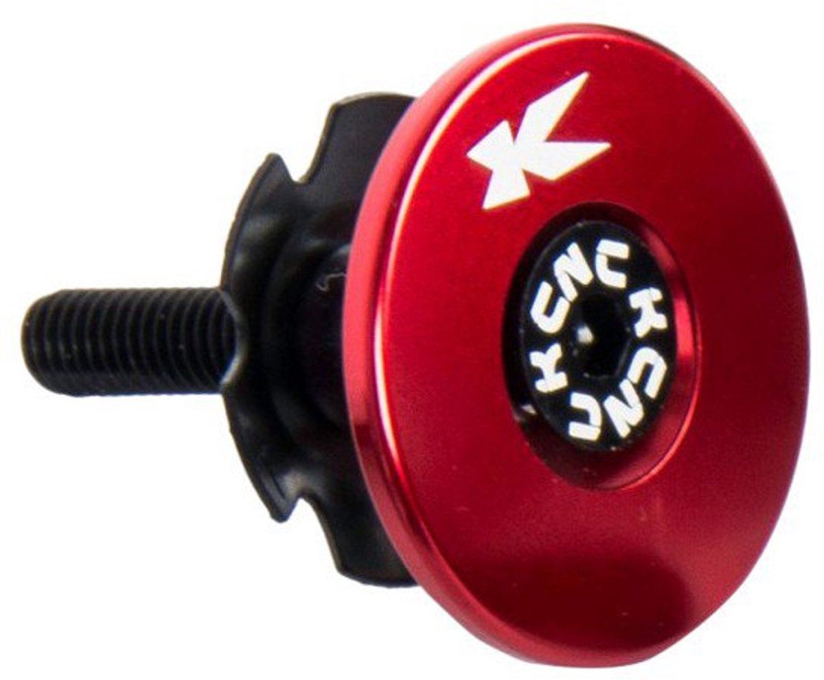 Kcnc Flat Cap Kit Ii 1 1/8 Spider Balhoofdset Rood,Zwart 1 1/8´´