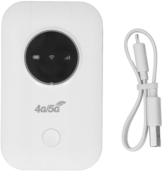 Vyzio - Draagbare 4G WiFi Router - 150 Mbps - 2100mAh Batterij - Pocket WiFi - Geen Abonnement - Voor Reis - MINIROU