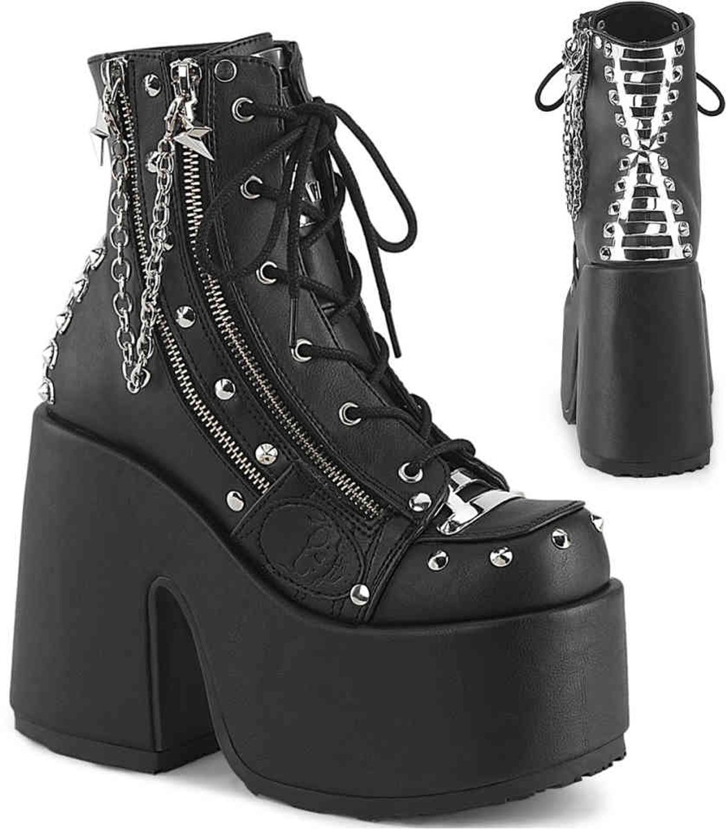 DemoniaCult CAMEL208 Plateau Laarzen 42 Shoes Zwart