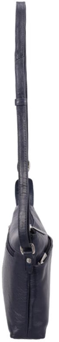 The Monte The Monte Crossbodytas Kleine Dames - Leer - Blauw