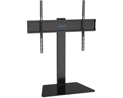 Universele draaibare TV standaard voor 42–86 inch LED OLED LCD-schermen, hoogte verstelbaar met veiligheidsglas, tot 50 kg, Max VESA 800x600mm