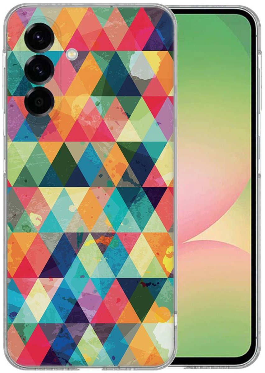 TPU Hoesje Samsung Galaxy A56 - Geruit Backcover