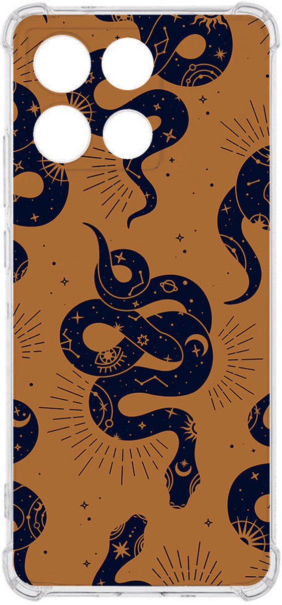 TPU Telefoonhoesje Motorola Moto G56 - Snakes backcover