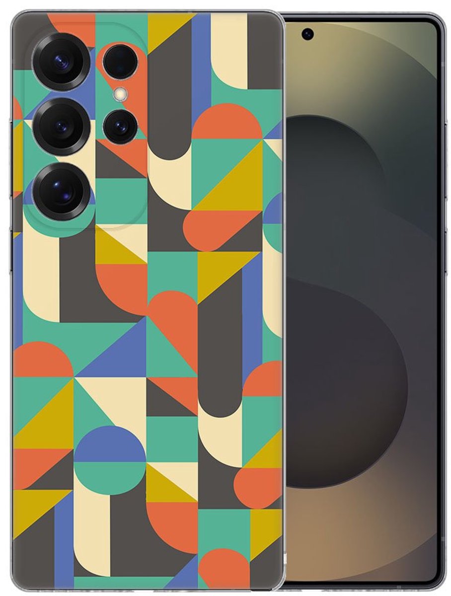 TPU Hoesje Samsung Galaxy S25 Ultra - Funky Retro Backcover