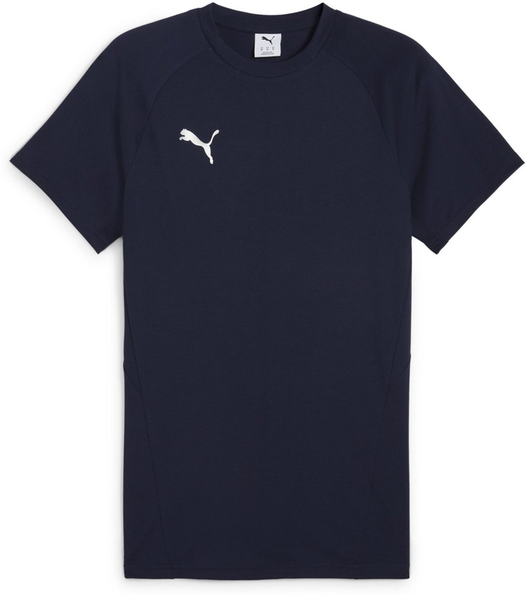 Puma-shirt TeamEVOSTRIPE T-shirt 659953 Marineblauw