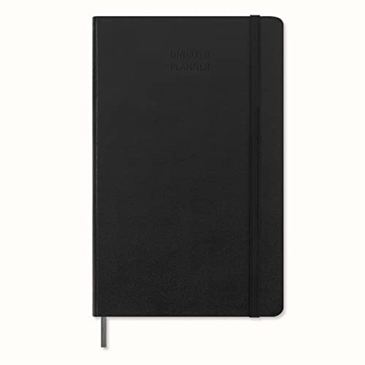 Notitiekalender Large/A5 - 1 Week = 1 Pagina - Harde Kaft - Zwarte Planner
