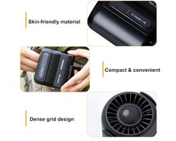 Draagbare Taille Clip Ventilator - USB Oplaadbare Persoonlijke Fan met 3 Snelheden en 4500mAh Batterij