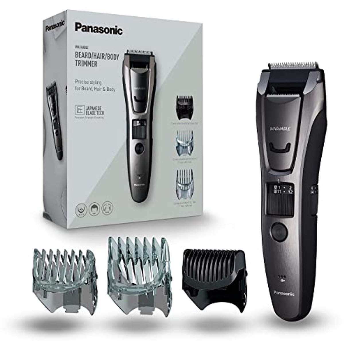 Haartrimmer met 39 Snijlengtes en Precisietrimmer voor Mannen - Voor Baard- en Lichaamsverzorging