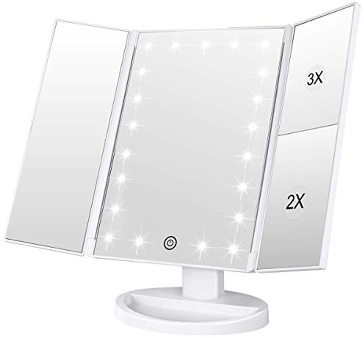 Makeup Spiegel met 3 Vergrotingsmodi en LED Verlichting