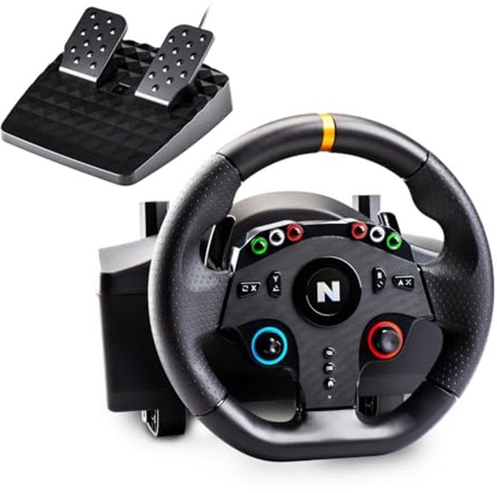 Gaming Racestuur met Schakelpook en Vloerpedalen - Voor PC, PS4, Xbox One, Xbox Series X/S
