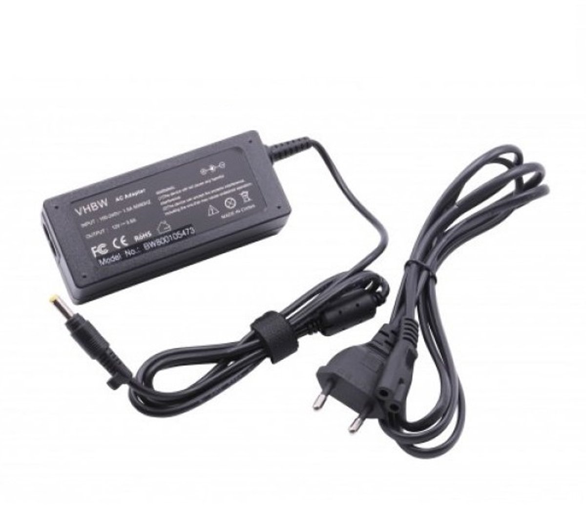 Notebook lader 12V / 3,5A / 42W - 4,8mm x 1,7mm voor o.a. ASUS