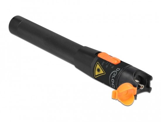 Testeur de fibre optique Delock - 10 mW - Pour connecteurs SC, LC, ST et FC - Zwart