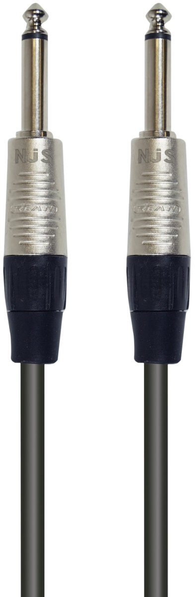 NJS/Rean Professional 6,35mm Jack mono kabel | 6 meter