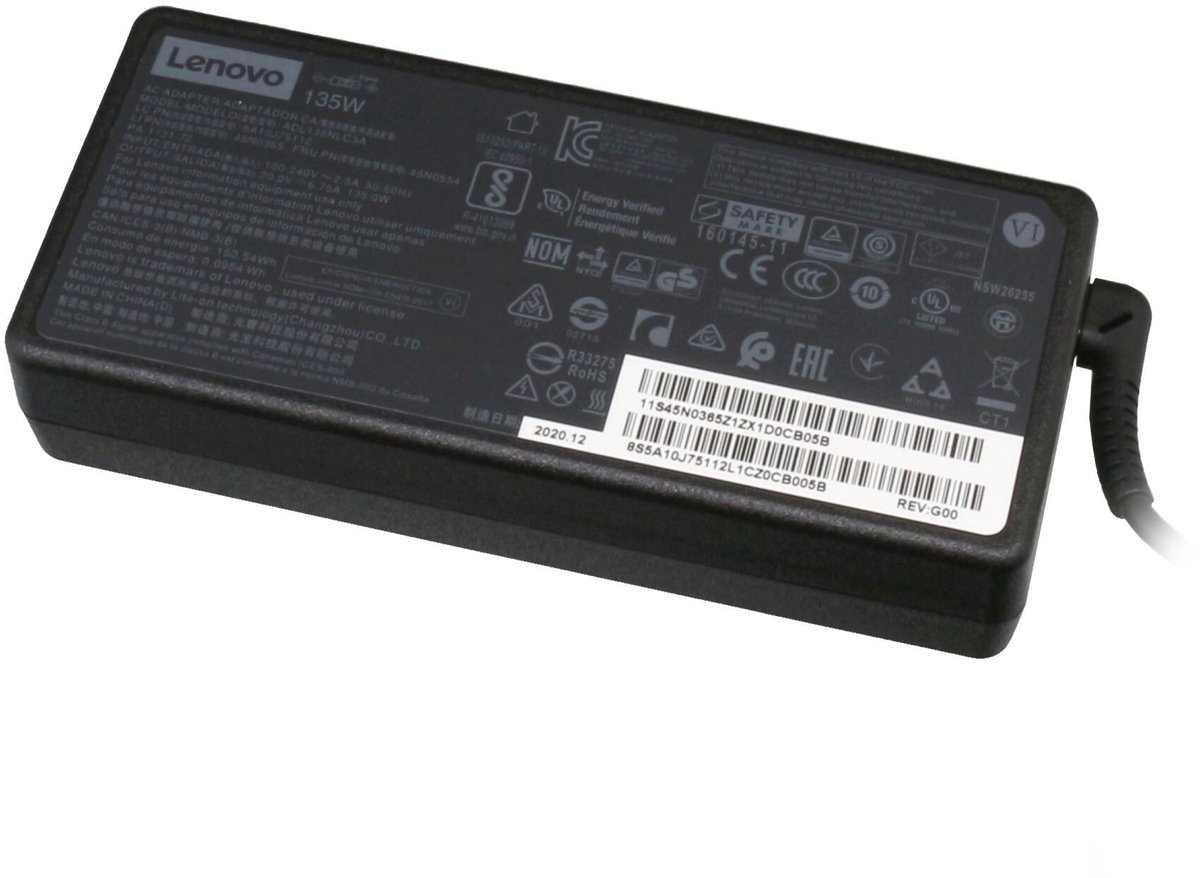 Lenovo 00PC762 oplader 135W - lang
