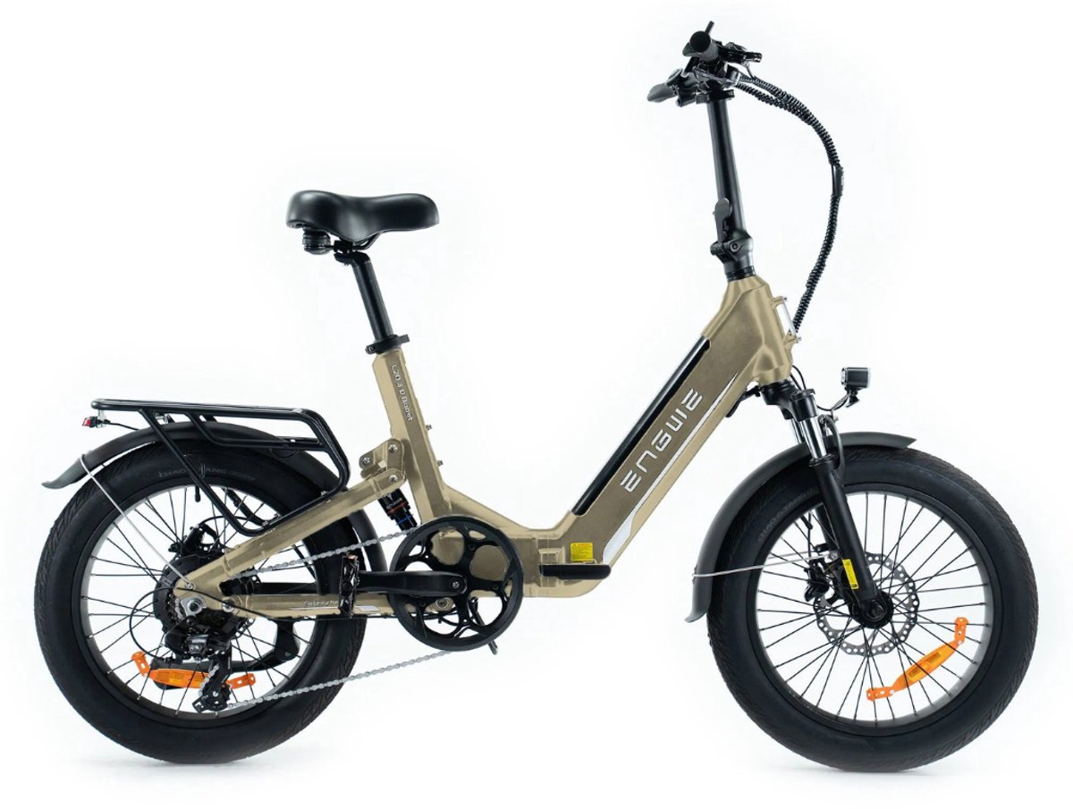 ENGWE L20 3.0 Boost Elektrische Vouwfiets - E-bike - 20 Inch - 250W Motor - 7 Versnellingen - 135 km Actieradius - Hydraulische Schijfremmen - Champagne - ENGWE - €1.399,00
