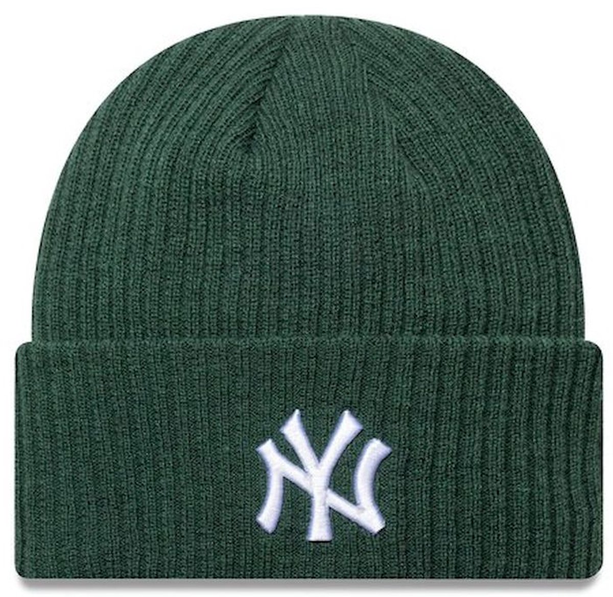 NEW ERA wide cuff beanie Muts Donkergroen